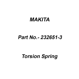 Makita Torsion Spring Size 8 for LS002, Part No 232651-3-22