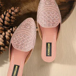 FLYING&SAM Women Embellished Mules-picture-7