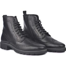 FEET FIRST Men Leather High-Top Sneakers-image-81