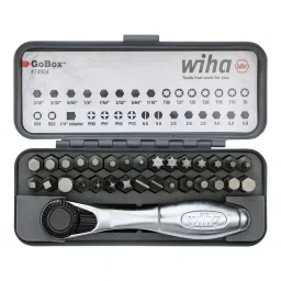 WIHA STANDARD BIT SET, W/RATCHET, 32PC, 74984-16