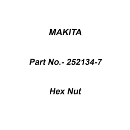 Makita Hex Nut for N5900B, Part No 252134-7-34