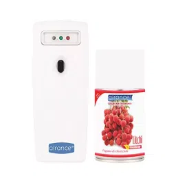 Airance Automatic A3 Room Freshener Dispenser Machine with 250 ml Litchi Fragrance Spray Bottle (Pack of 2)-picture-18
