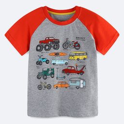 Oh Rare Boys Printed Applique T-shirt-image-62