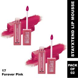 MATTLOOK Set Of 2 Stayxtend Lip Mousse Enriched With Vitamin E 4ml Each - Forever Pink 17 image 2