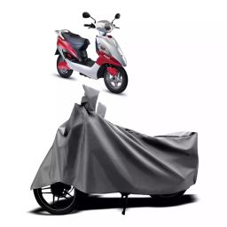 Auto Pearl Two Wheeler Cover with Bag for Hero Electric Electric Maxi, Silver-image-74