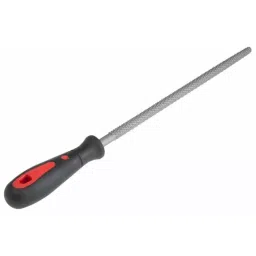 RS PRO 250mm, Bastard, Rasp Cut, Round Engineers File with Soft-Grip Handle Model No 1611501 image 4