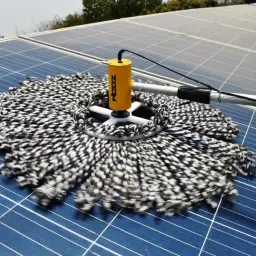 Zoom Solar Motorized Solar Panel Dry Cleaning with Brush (6mtr without battery)-13