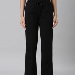 TWIN BIRDS Mid-Rise Relaxed Fit Trousers-image-53