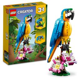 LEGO Creator Exotic Parrot Building Toy Set 253 Pieces- 31136-20