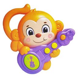 Azhari Customized High Quality Baby Toy Cartoon Monkey Bass Music Toy With Light  colour may vary-image-49