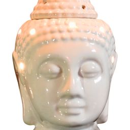 Aesthetic Living Divine Ceramic Buddha Electric Diffuser- White-20