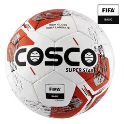 COSCO Super Star Football, Size 5 (Multicolour) IMS Standard-24