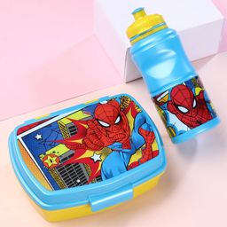 Spider Man Leak Proof & Freezer Safe Lunch Box Set - Blue-7