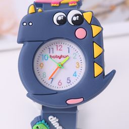 Babyhug Free Size Dino Analog Watch - Blue-19