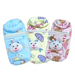 Chinmay Kids Soft Baby Feeding Bottle Cover | Zip Closure 240ml | Nursery Print (Pack of 3)-20