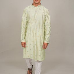 Bluesaanchi Handcrafted Cotton Kurta Pajama Set for Men-picture-20