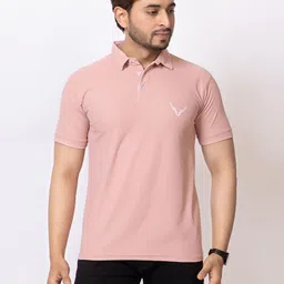 BUFFARO Men Solid Polo Collar Cotton Slim Fit T-shirt-picture-5