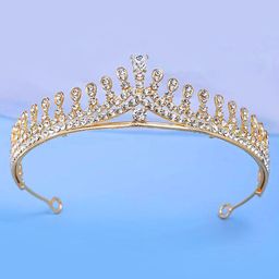 Peora Women Embellished CZ Studded Tiara-image-46