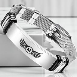 Sullery Silver-Plated Cuff Stainless Steel Bracelet-picture-27
