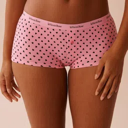 La Vie en Rose Printed Boy Shorts Briefs 20100545-P00403-XS-image-2