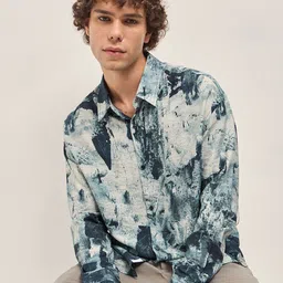 THE BEAR HOUSE Men Printed Casual Shirt-image-10