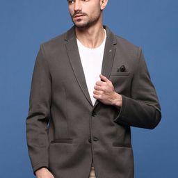 SHOWOFF Men Slim Fit Single Breasted Casual Blazers-picture-8