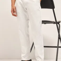 THE BEAR HOUSE Men Solid Regular Fit Formal Trouser-image-50
