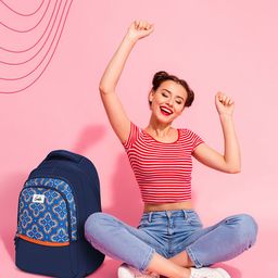 Genie Women Graphic Printed Backpack-8