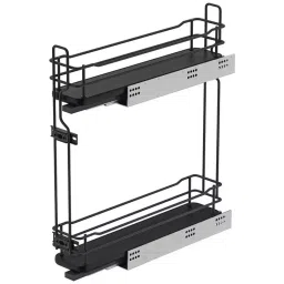 Hafele Bottle Pullout 150 mm Door Width, Solid Base, Anthracite Basket, 549.37.300-image-42
