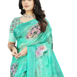 J 6 DESIGNER Floral Saree-picture-6