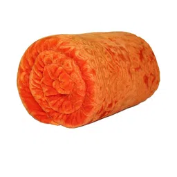 Doristyle Pink 300 GSM SOLID MINK Single Bed Blanket-picture-4