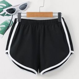INCLUD Girl Mid-Rise Slim Fit Hot Pants Cotton Shorts-image-61