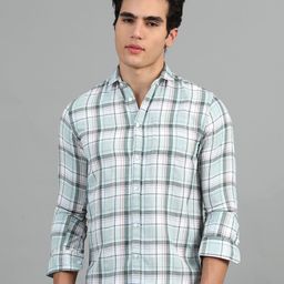 HOUSE OF MAHNOTS Men Classic Opaque Checked Casual Shirt-image-82