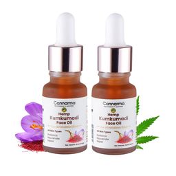 Cannarma Set Of 2 Hemp Kumkumadi Face Oil - 10 ml Each-16
