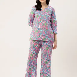 ETC Floral Printed Night Suit-image-59