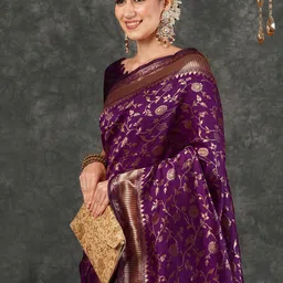 KALINI Woven Design Zari Banarasi Saree-picture-58