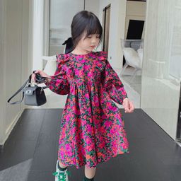 StyleCast x Revolte Girls Floral Printed A-Line Midi Dress-image-0