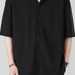 StyleCast Men Cutaway Collar Solid Cotton Casual Shirt-image-97