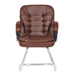 Da URBAN Milford Brown Visitor Leatherette Visitor's Chair Brown-image-76
