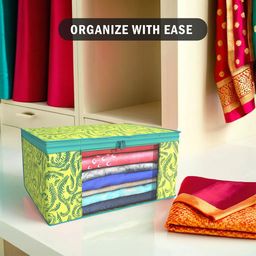 Kuber Industries Green Set of 6 Regular Drawer Organiser Organisers image 3