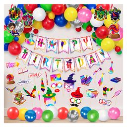 Zyozi Hari Pottar Birthday Decorations Multicolor - Pack of 62-image-40