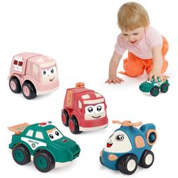 Sanjary Rescue Team Friction Powered Kids Toddler Car Toy Set of 4 PCS -Color May Vary-16