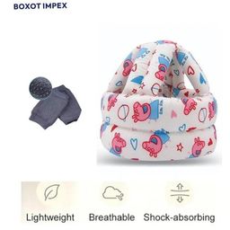 BOXOT IMPEX Adjustable Cushioned Baby Safety Helmet with knee pad (color may vary) HK-4-picture-16