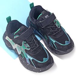 Oh! Pair Sneakers shoes with Velcro Closure-  Black-image-66