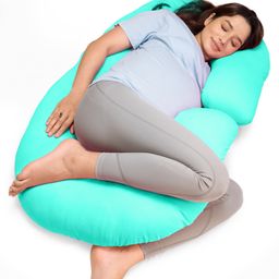 LuvLap C-Shaped Pregnancy Pillow - Turquoise-image-55