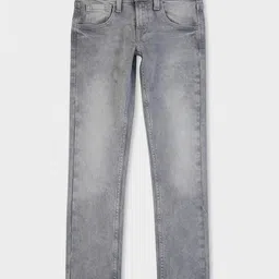 Pepe Jeans Cotton Woven Full Length Slim Fit Solid Jeans - Grey-picture-34