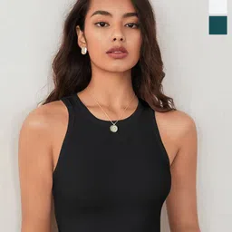 BAESD Women Pack of 3 Vertical Stripes Tank Crop Top-image-9