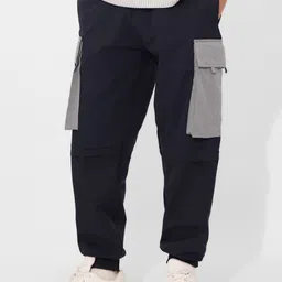 The Souled Store Men Mid Rise Relaxed-Fit Jogger-image-42