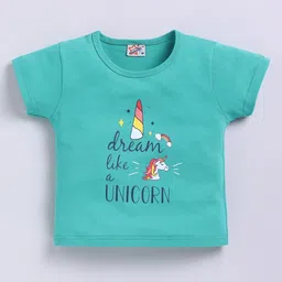 Universal Stars Girls Typography Printed Round Neck Pure Cotton T-shirt-image-83
