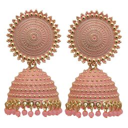Zoey Gold-Plated Contemporary Jhumkas-15